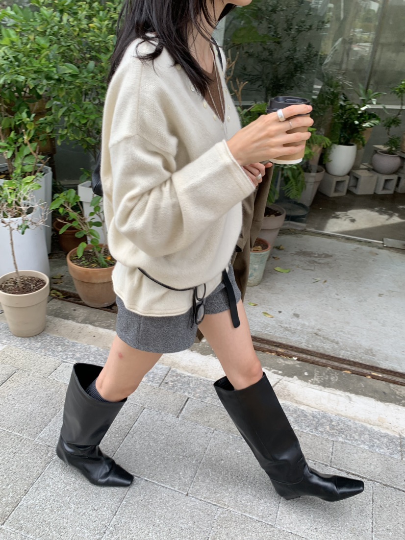 LOFN東大門實拍女裝新品時尚真品人氣熱賣推薦針織衫浣熊LOFN針織衫