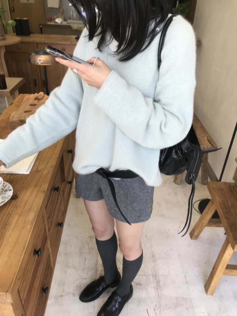LOFN東大門實拍女裝新品時尚真品人氣熱賣推薦針織衫浣熊LOFN針織衫