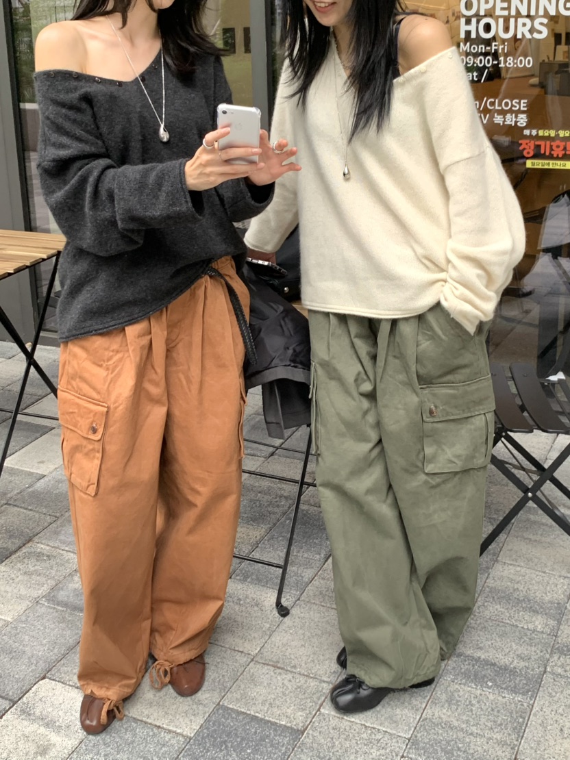 LOFN東大門直郵女士新款真品推薦熱賣時尚休閑人氣休閑褲LOFN休閑褲