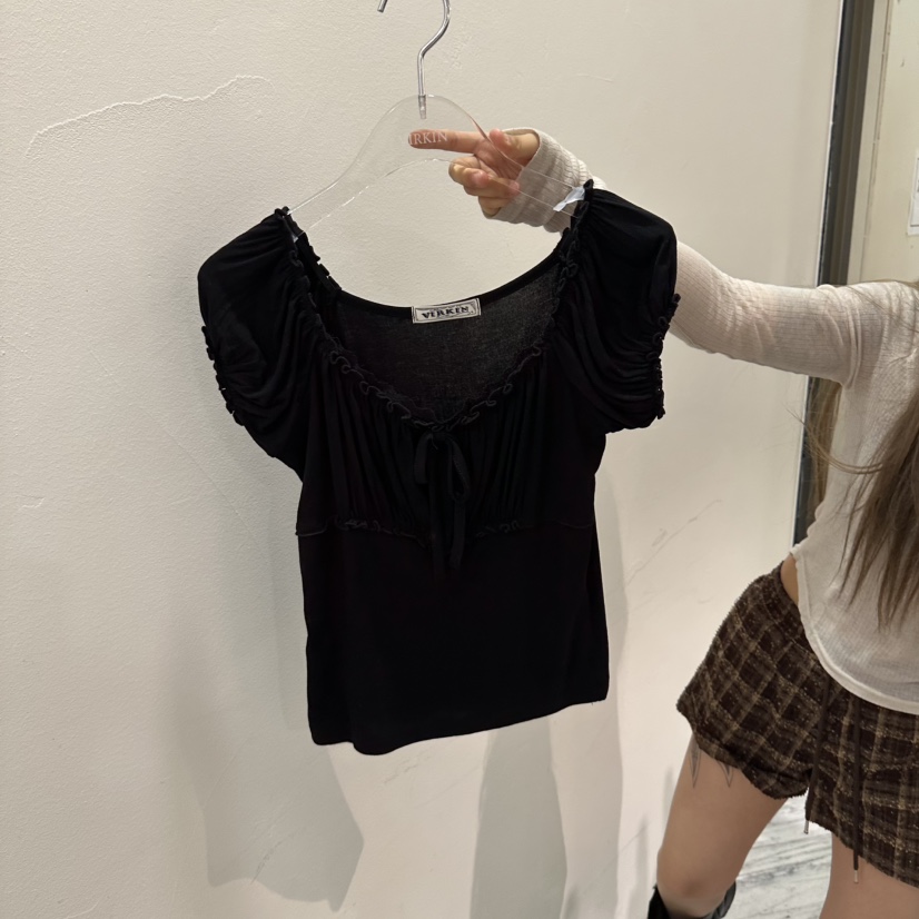 VIRKIN東大門實拍女士新品休閑真品推薦熱賣時尚人氣T恤無袖VIRKINT恤圖色3
