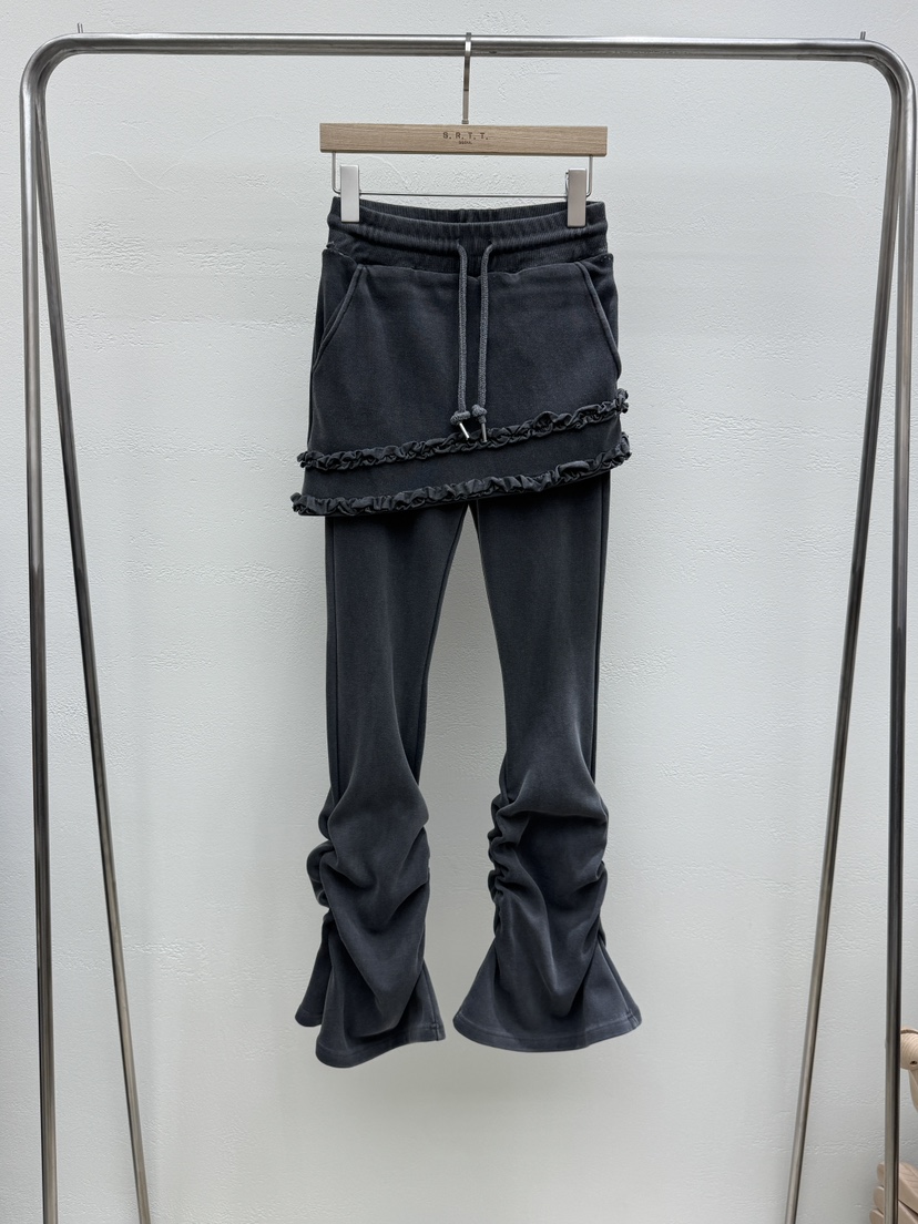 S.R.T.T.東大門直郵女士新品人氣熱賣時尚裙褲喇叭褲S.R.T.T.裙褲圖色1墨