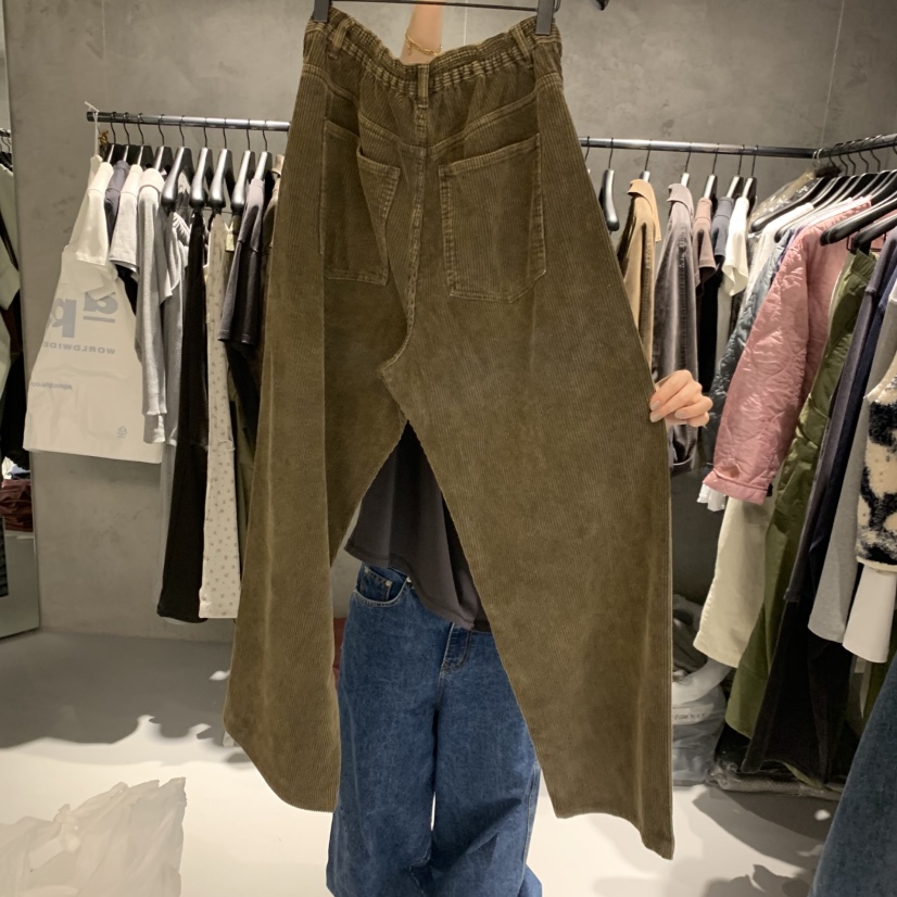 BALLOW STUDIO東大門實拍女裝新品推薦熱賣休閑褲燈心絨BALLOW STUDIO休閑褲