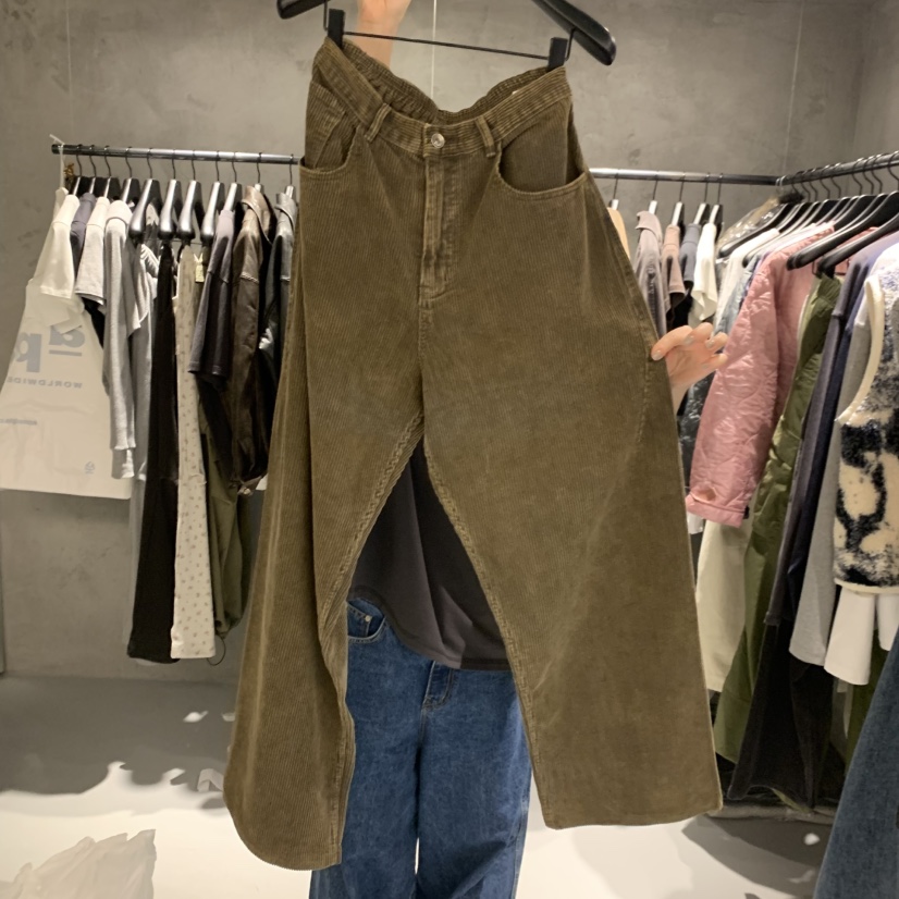 BALLOW STUDIO東大門實拍女裝新品推薦熱賣休閑褲燈心絨BALLOW STUDIO休閑褲圖色1