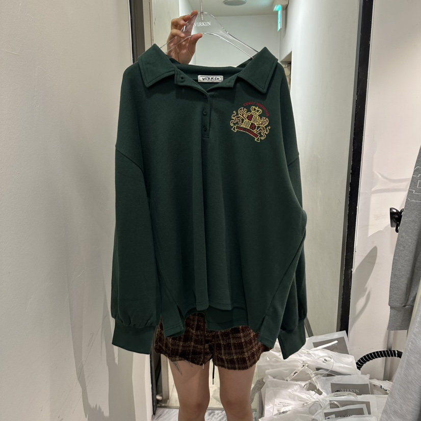 VIRKIN韓國直郵女士新品人氣推薦真品時尚休閑熱賣衛衣VIRKIN衛衣圖色3