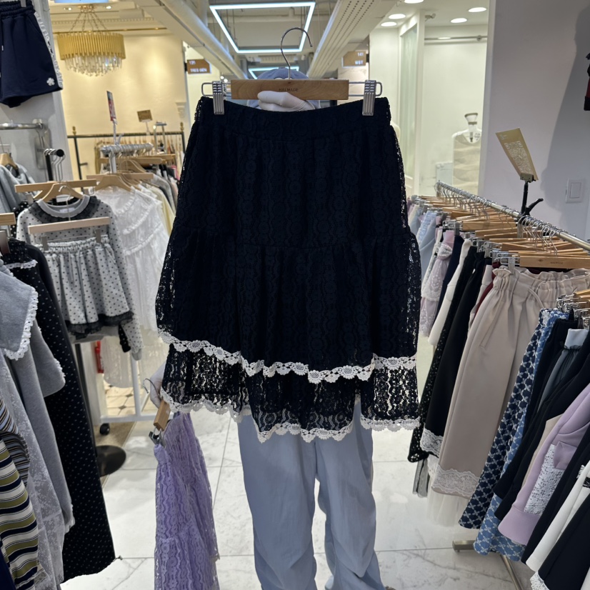 PAPA韓國直郵女裝新品人氣時尚熱賣真品休閑半身裙中短裙Papaine/HALMADE半身裙/中短裙圖色3