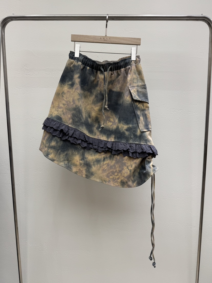 S.R.T.T.東大門代購女士新品推薦半身裙中短裙燈芯絨S.R.T.T.半身裙/中短裙圖色1