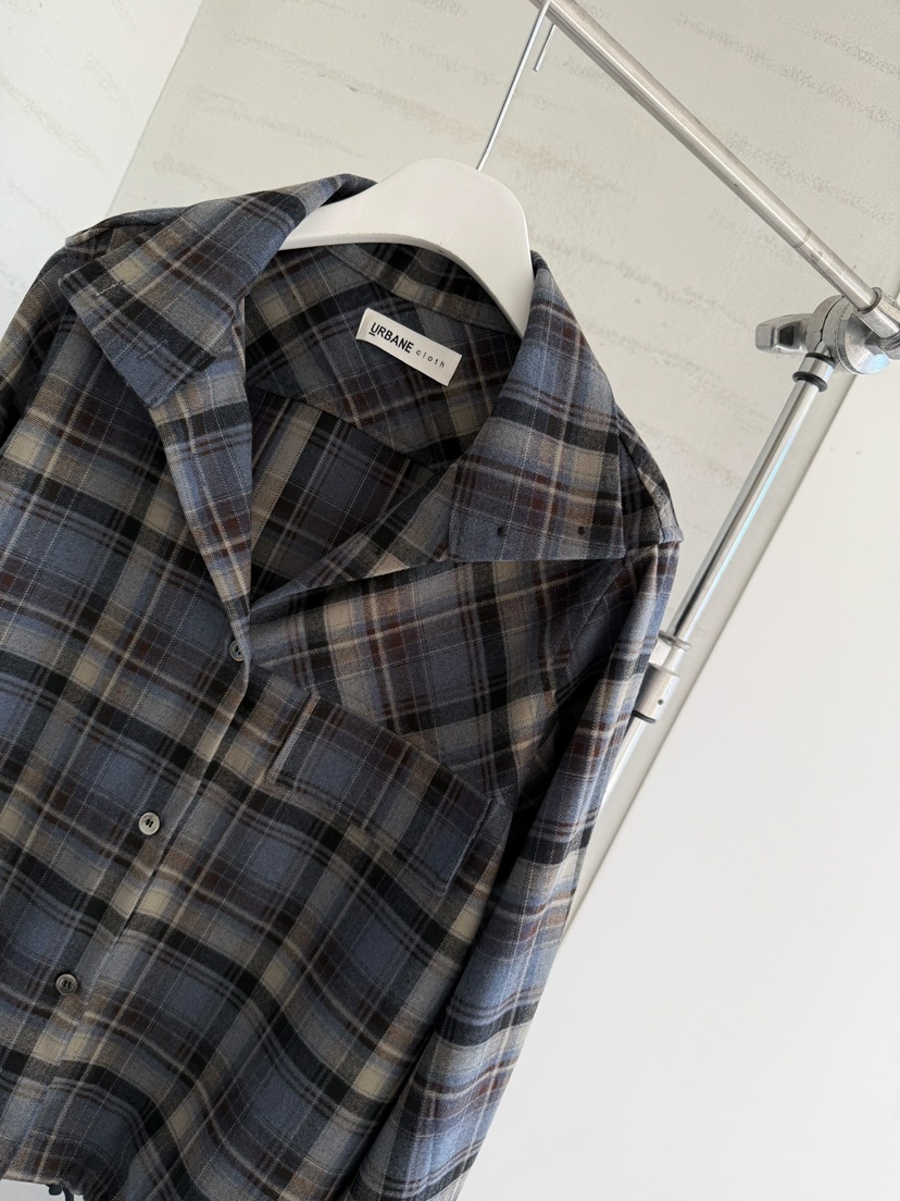 URBANE cloth韓國直郵女裝新品推薦時尚真品襯衫蕾絲衫高領URBANE cloth襯衫/蕾絲衫