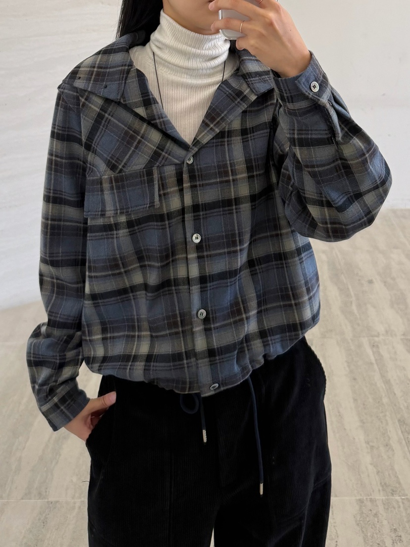 URBANE cloth韓國直郵女裝新品推薦時尚真品襯衫蕾絲衫高領URBANE cloth襯衫/蕾絲衫