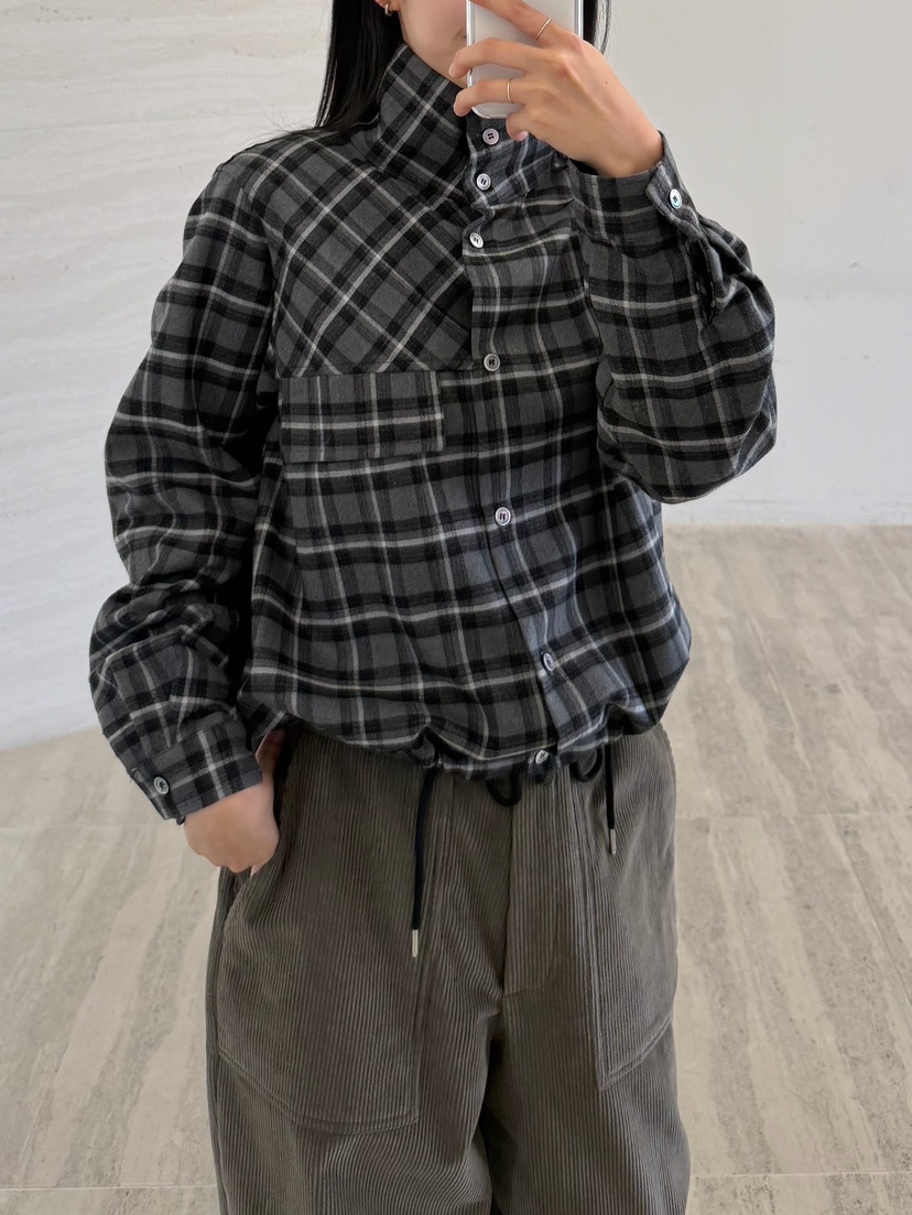 URBANE cloth韓國直郵女裝新品推薦時尚真品襯衫蕾絲衫高領URBANE cloth襯衫/蕾絲衫