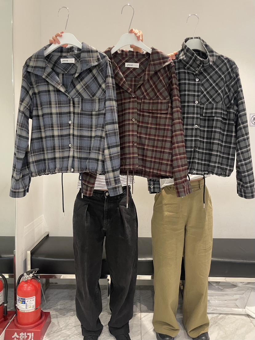 URBANE cloth韓國直郵女裝新品推薦時尚真品襯衫蕾絲衫高領URBANE cloth襯衫/蕾絲衫