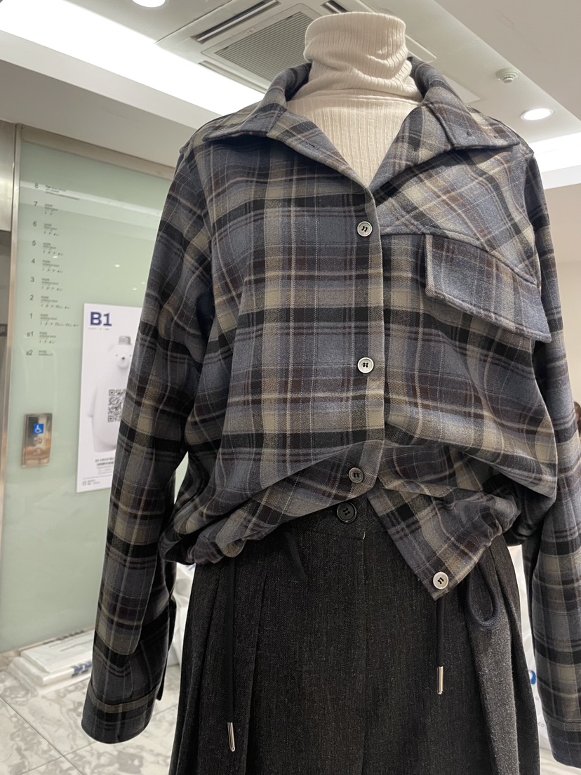 URBANE cloth韓國直郵女裝新品推薦時尚真品襯衫蕾絲衫高領URBANE cloth襯衫/蕾絲衫