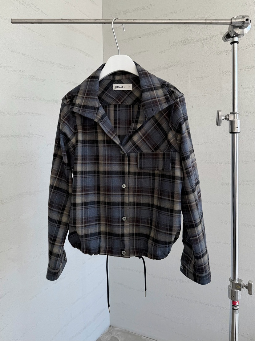 URBANE cloth韓國直郵女裝新品推薦時尚真品襯衫蕾絲衫高領URBANE cloth襯衫/蕾絲衫圖色1