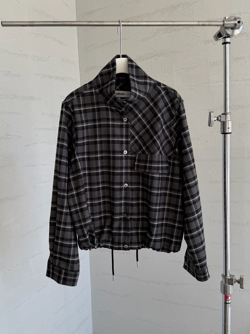 URBANE cloth韓國直郵女裝新品推薦時尚真品襯衫蕾絲衫高領URBANE cloth襯衫/蕾絲衫圖色2