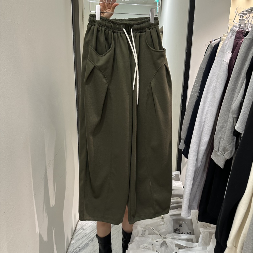 VIRKIN韓國直郵女裝新款推薦休閑人氣真品時尚熱賣休閑褲VIRKIN休閑褲圖色4
