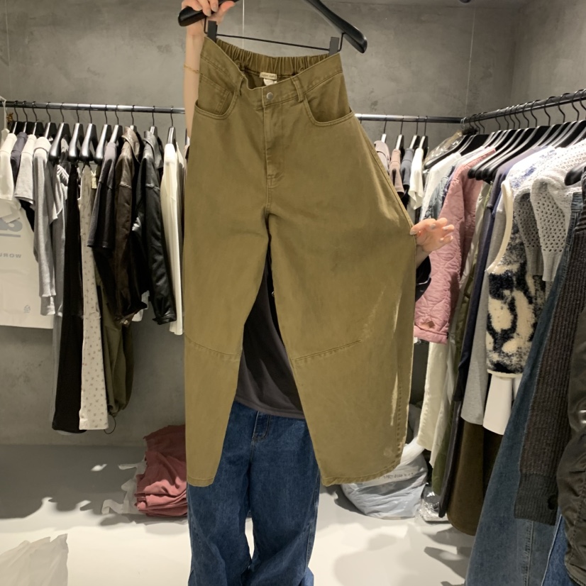 BALLOW STUDIO東大門代購女裝新品人氣真品休閑休閑褲彈力BALLOW STUDIO休閑褲圖色2