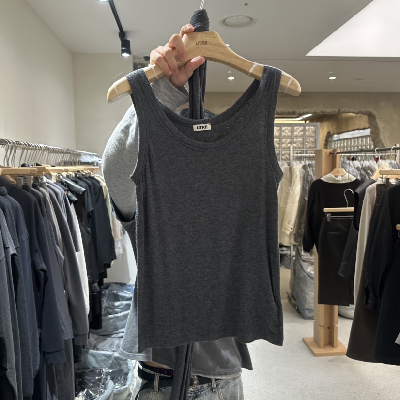 UTRE東大門代購女裝新品熱賣時尚真品休閑推薦人氣吊帶背心UTRE吊帶/背心圖色2