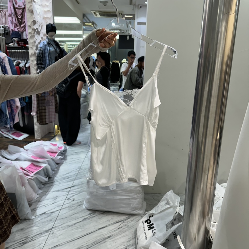 VIRKIN韓國代購女裝新品熱賣休閑推薦人氣吊帶背心褶裥無袖VIRKIN吊帶/背心圖色1