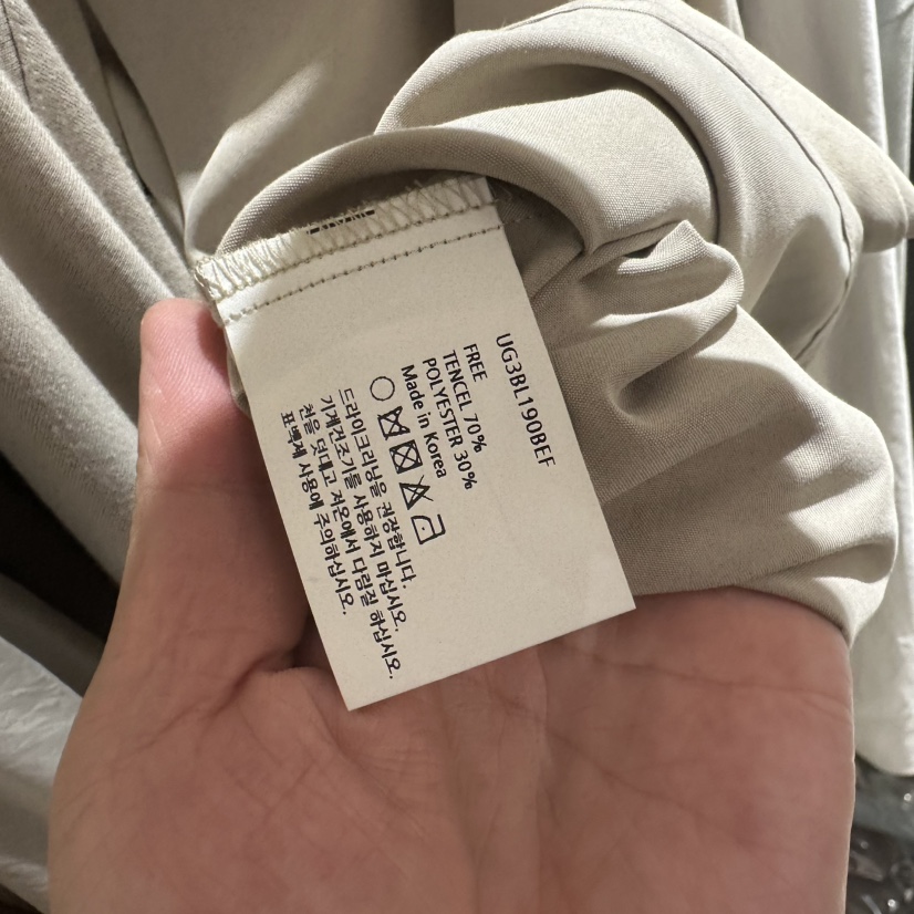 UTRE東大門代購女裝新品時尚真品人氣襯衫蕾絲衫含腰帶蓬松UTRE襯衫/蕾絲衫