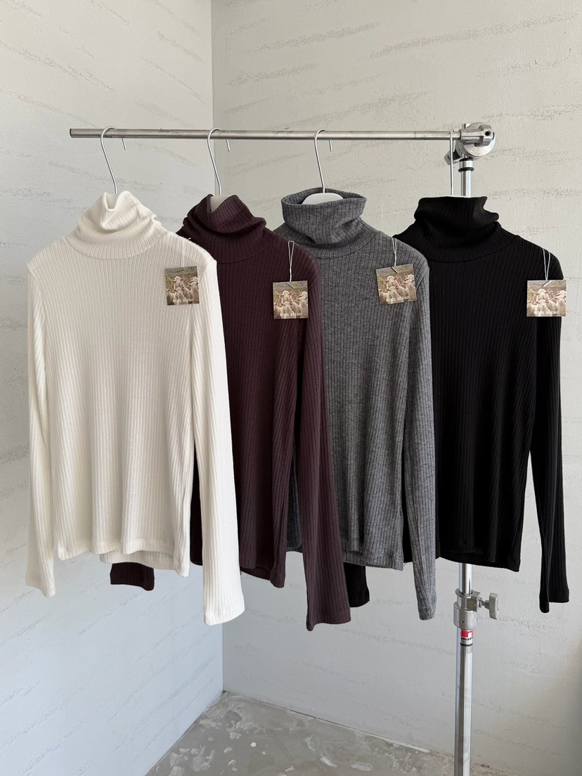 URBANE cloth東大門直郵女士新款真品人氣休閑長袖T恤高領URBANE cloth長袖T恤