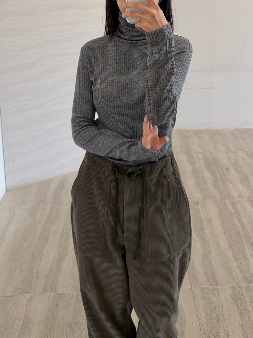 URBANE cloth東大門直郵女士新款真品人氣休閑長袖T恤高領URBANE cloth長袖T恤