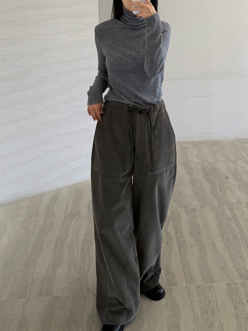 URBANE cloth東大門直郵女士新款真品人氣休閑長袖T恤高領URBANE cloth長袖T恤