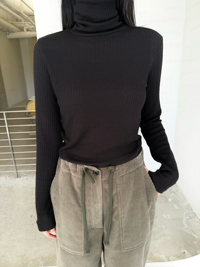 URBANE cloth東大門直郵女士新款真品人氣休閑長袖T恤高領URBANE cloth長袖T恤