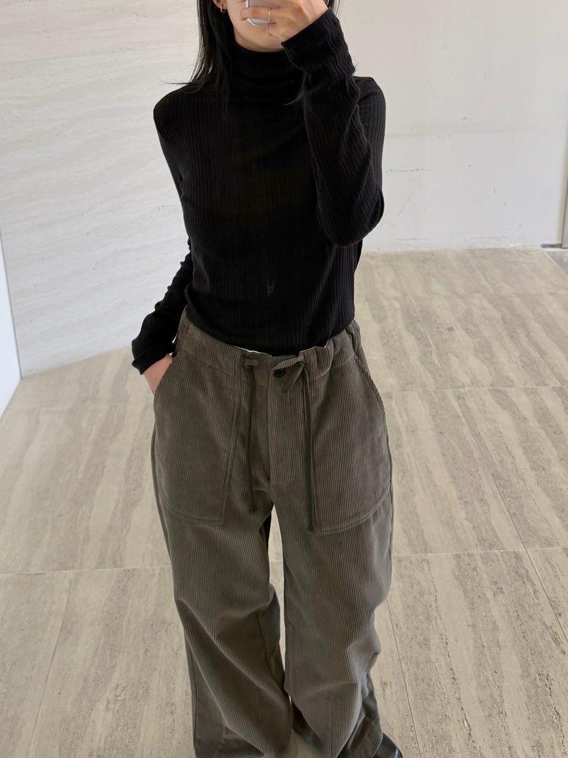 URBANE cloth東大門直郵女士新款真品人氣休閑長袖T恤高領URBANE cloth長袖T恤