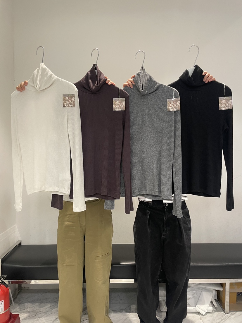 URBANE cloth東大門直郵女士新款真品人氣休閑長袖T恤高領URBANE cloth長袖T恤
