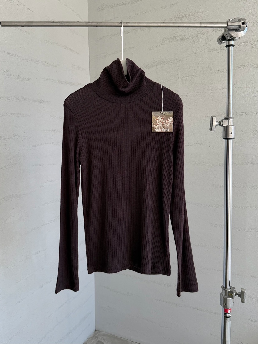 URBANE cloth東大門直郵女士新款真品人氣休閑長袖T恤高領URBANE cloth長袖T恤圖色3