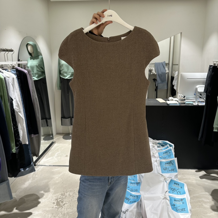 INNI韓國代購女裝新品人氣熱賣真品推薦休閑時尚連衣裙INNI連衣裙圖色1