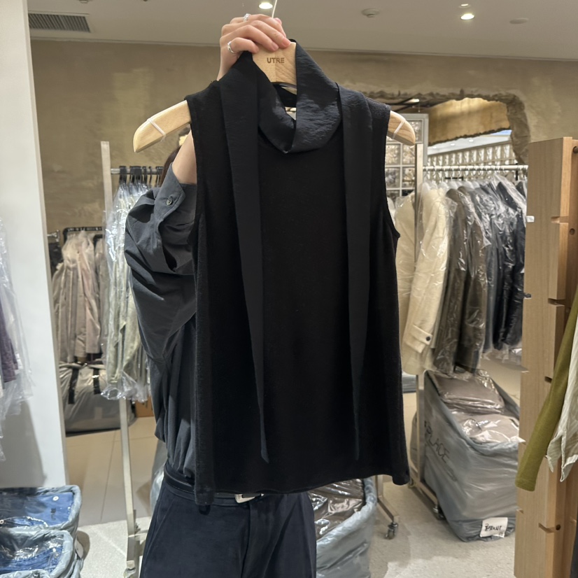 UTRE東大門代購女裝新款真品人氣時尚休閑吊帶背心圍巾無袖UTRE吊帶/背心圖色2