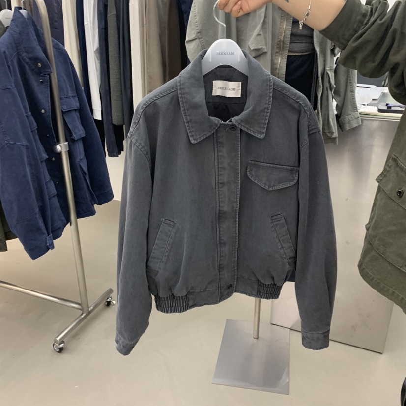 BRICKSADE東大門直郵女裝新品推薦人氣休閑熱賣時尚夾克棉質BRICKSADE夾克圖色1
