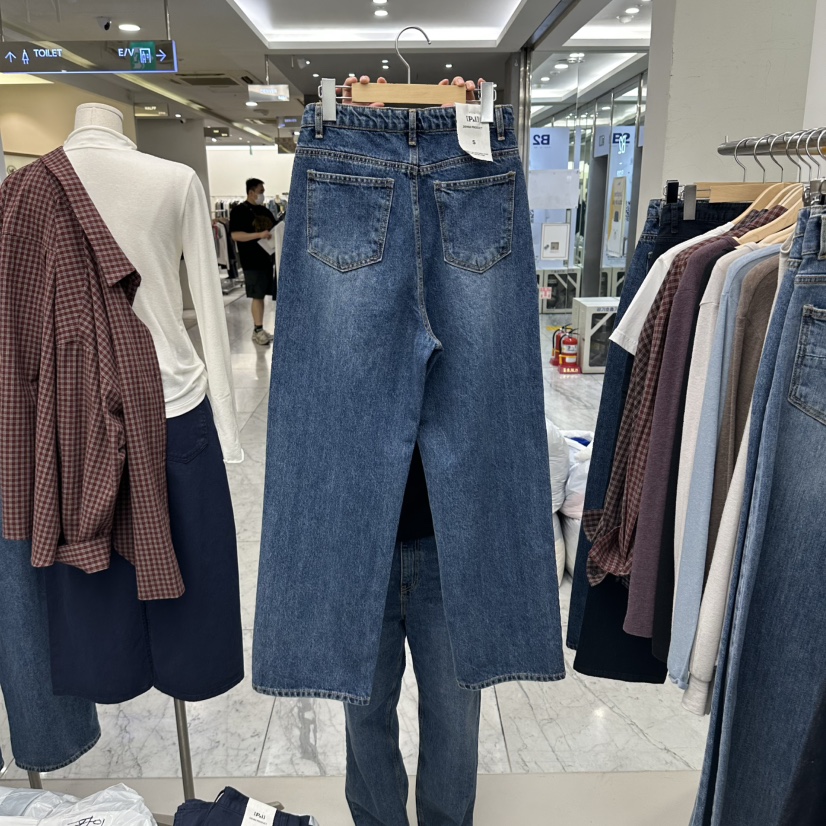 PAI東大門代購女裝新款休閑時尚推薦熱賣人氣真品牛仔褲長款[PΛi]_PAi牛仔褲