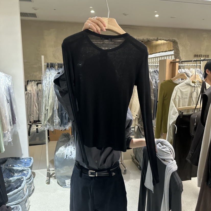 UTRE韓國代購女士新款休閑真品熱賣推薦長袖T恤不含內搭開衫UTRE長袖T恤