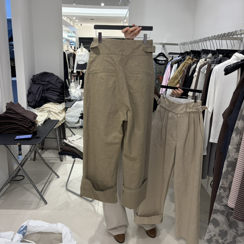 KIRKE韓國代購女士新品熱賣時尚推薦人氣真品休閑休閑褲KIRKE休閑褲