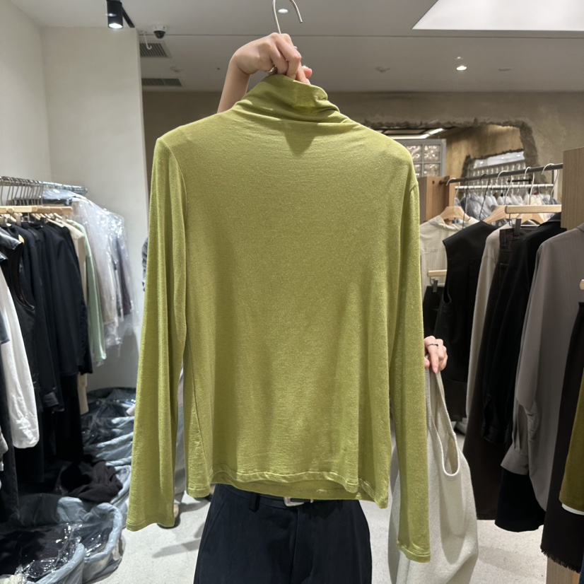 UTRE東大門代購女裝新款休閑推薦熱賣時尚人氣長袖T恤高領UTRE長袖T恤圖色5