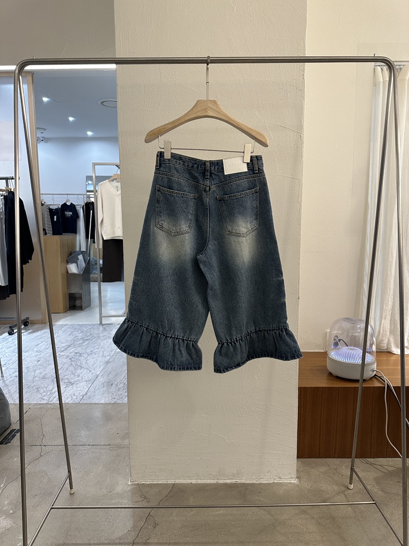 BPLAN韓國直郵女裝新品休閑熱賣人氣時尚真品推薦短褲褶邊BPLAN短褲