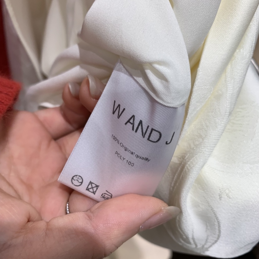W AND J東大門實拍女士新品推薦時尚真品半身裙中短裙提花WANDJ半身裙/中短裙