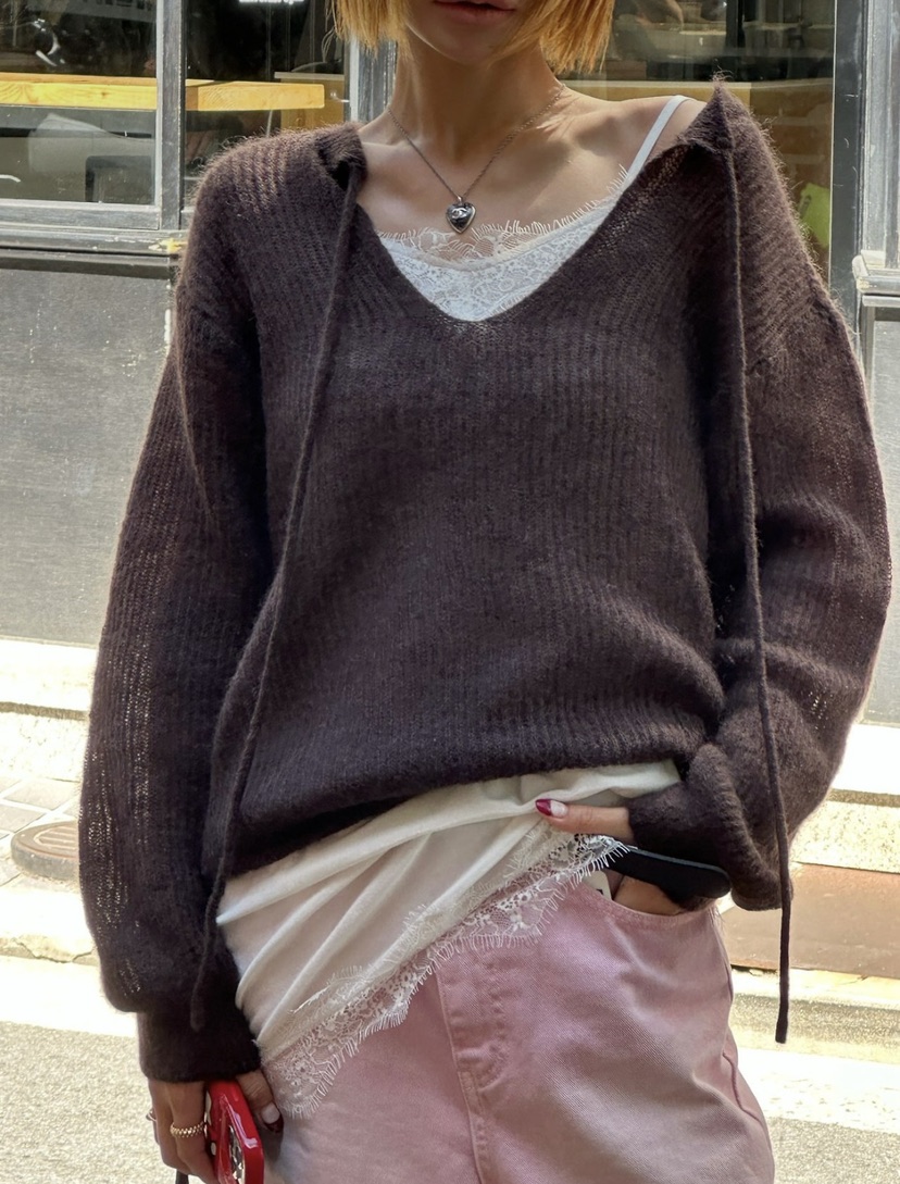 ZEROZERO韓國代購女裝新款推薦人氣時尚真品熱賣休閑針織衫ZEROZERO針織衫