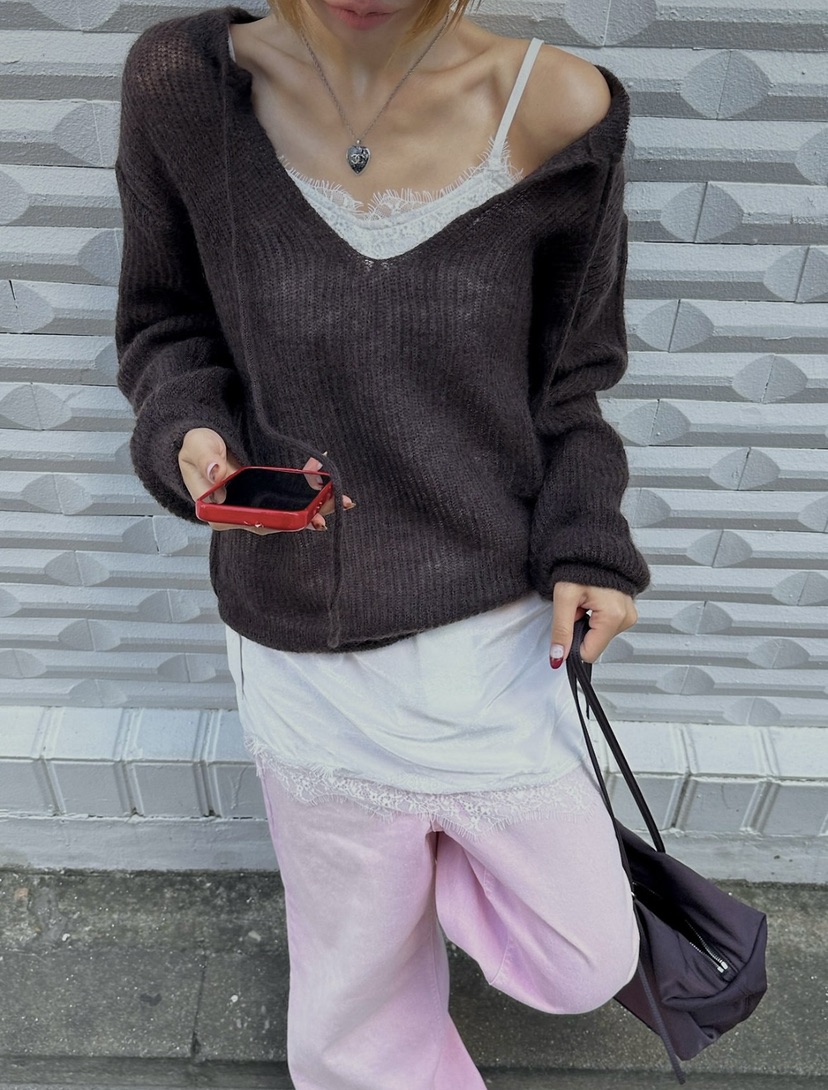 ZEROZERO韓國代購女裝新款推薦人氣時尚真品熱賣休閑針織衫ZEROZERO針織衫圖色3