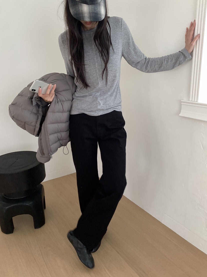LE RIVE韓國直郵女裝新款推薦休閑人氣熱賣時尚真品長袖T恤LE RIVE長袖T恤