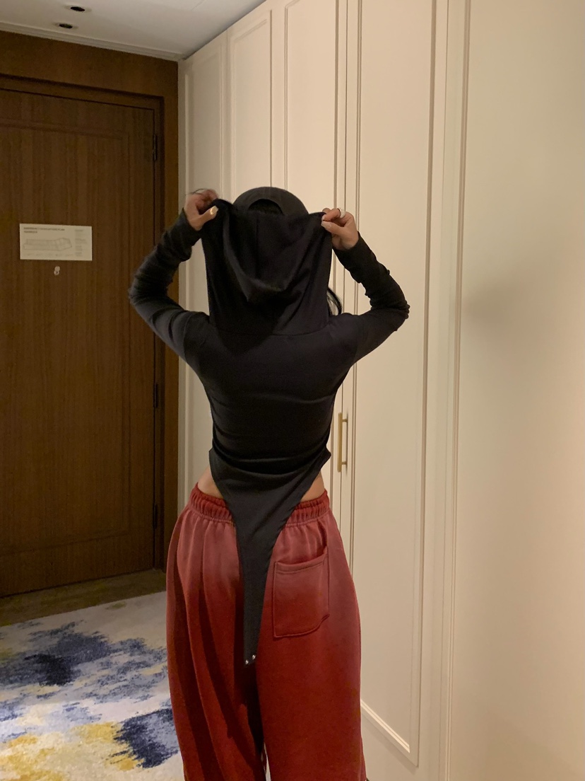 BADCALM東大門實拍女裝新品時尚人氣推薦真品長袖T恤連帽衫BADCALM長袖T恤