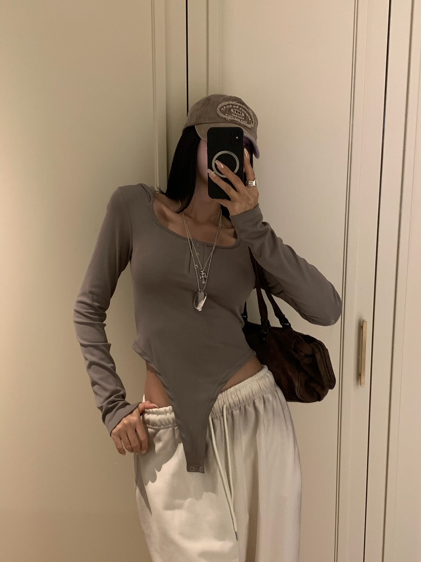 BADCALM東大門實拍女裝新品時尚人氣推薦真品長袖T恤連帽衫BADCALM長袖T恤