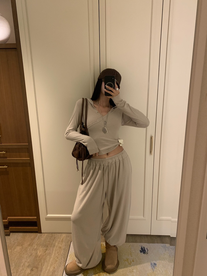 BADCALM東大門實拍女裝新款休閑人氣熱賣推薦長袖T恤連帽衫BADCALM長袖T恤