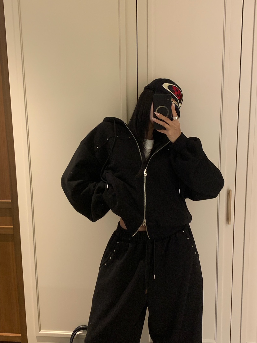BADCALM東大門代購女裝新款時尚推薦熱賣真品人氣休閑衛衣BADCALM衛衣圖色5