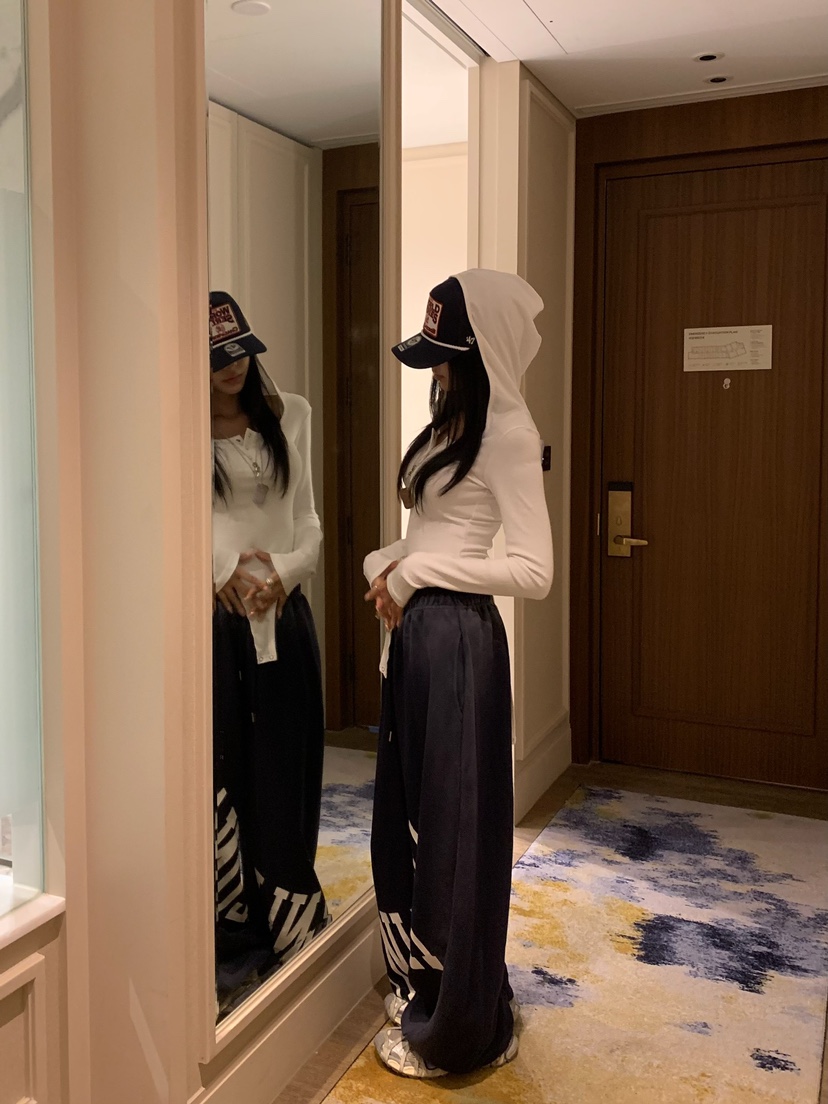 BADCALM韓國代購女士新款休閑時尚熱賣推薦人氣真品休閑褲BADCALM休閑褲