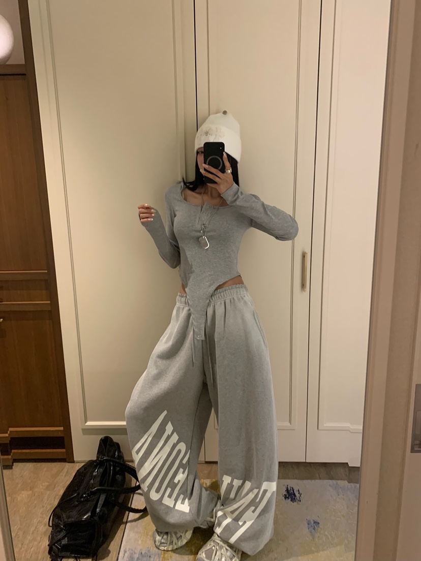 BADCALM韓國代購女士新款休閑時尚熱賣推薦人氣真品休閑褲BADCALM休閑褲