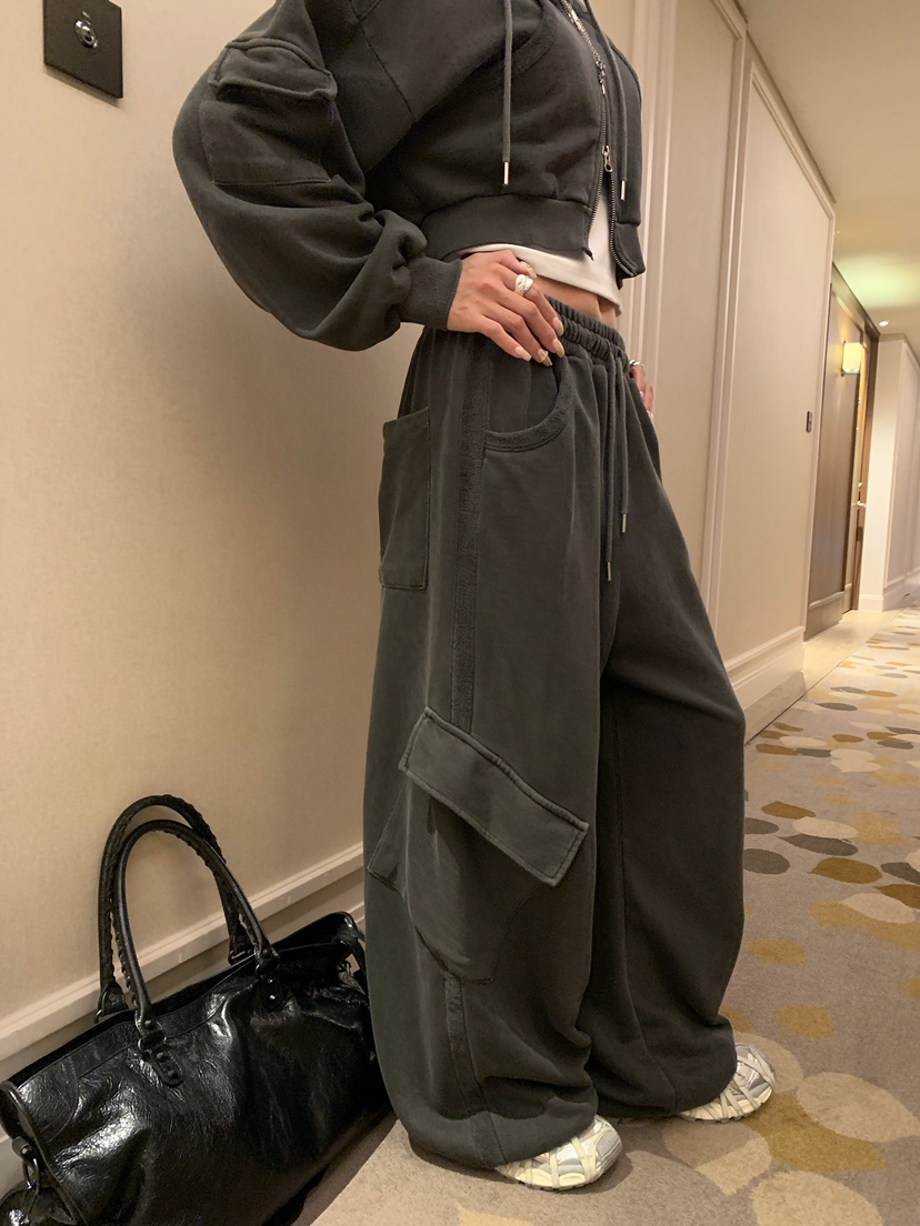BADCALM韓國直郵女士新品推薦休閑人氣熱賣真品時尚休閑褲BADCALM休閑褲