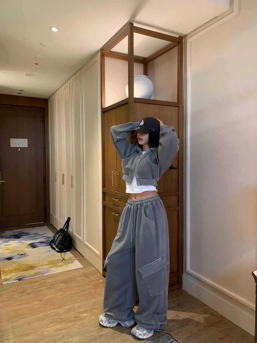 BADCALM韓國直郵女士新品推薦休閑人氣熱賣真品時尚休閑褲BADCALM休閑褲
