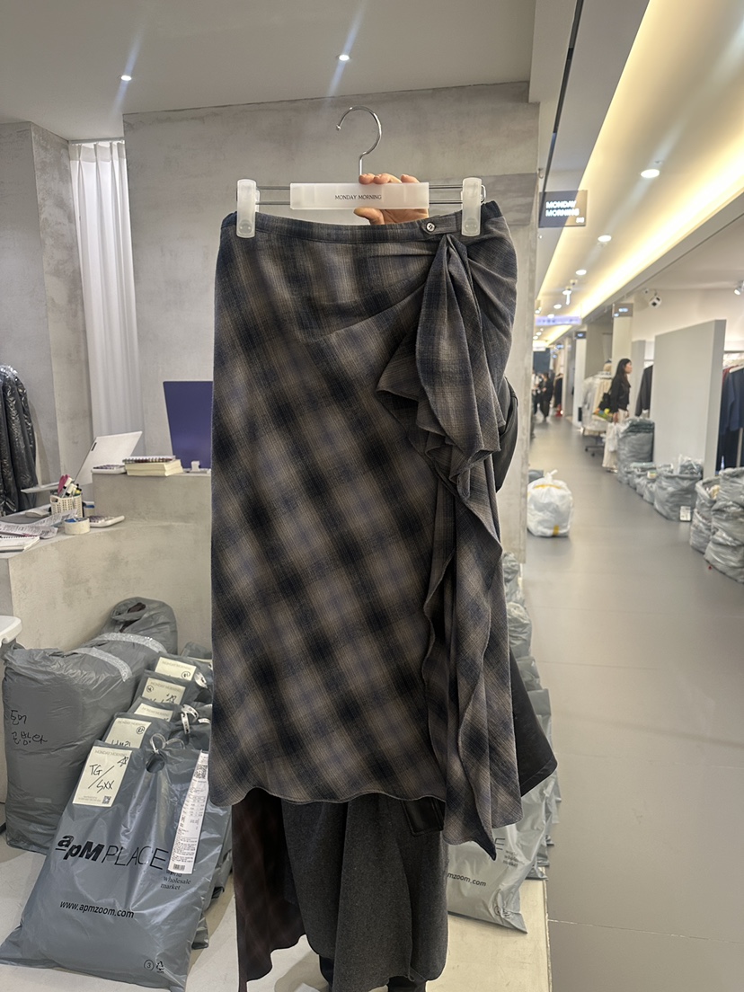 MONDAYMORING東大門實拍女裝新品熱賣人氣真品休閑推薦長裙MONDAYMORING長裙圖色1